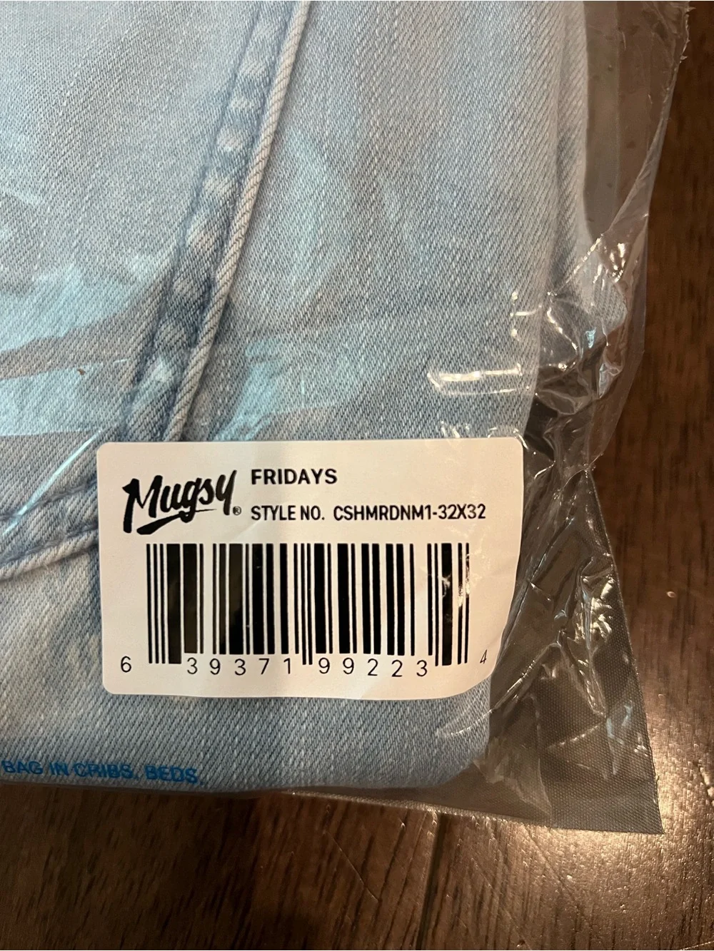 Mugsy ‘Fridays’ Cashtech Men’s Stretch Denim - Casual Straight Fit (32x32) NWT